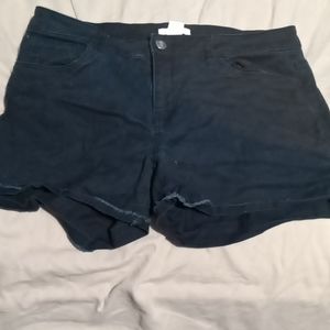 H&M Black Mini Shorts